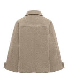 Meisjes jas beige