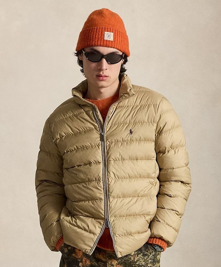 Heren jas beige