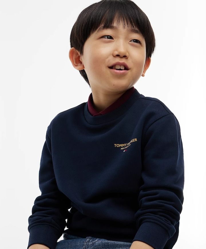 Jongens sweater blauw
