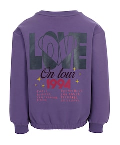 Meisjes sweater paars