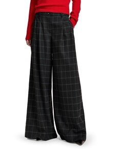 Kollection Wide Leg dames pantalon zwart