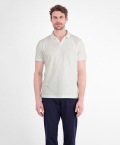 Heren polo ecru