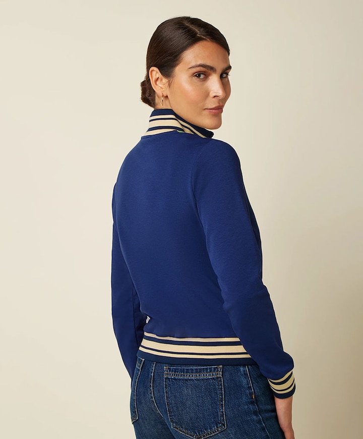 Dames vest blauw