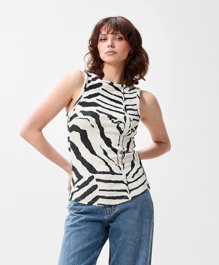 Dames top grijs
