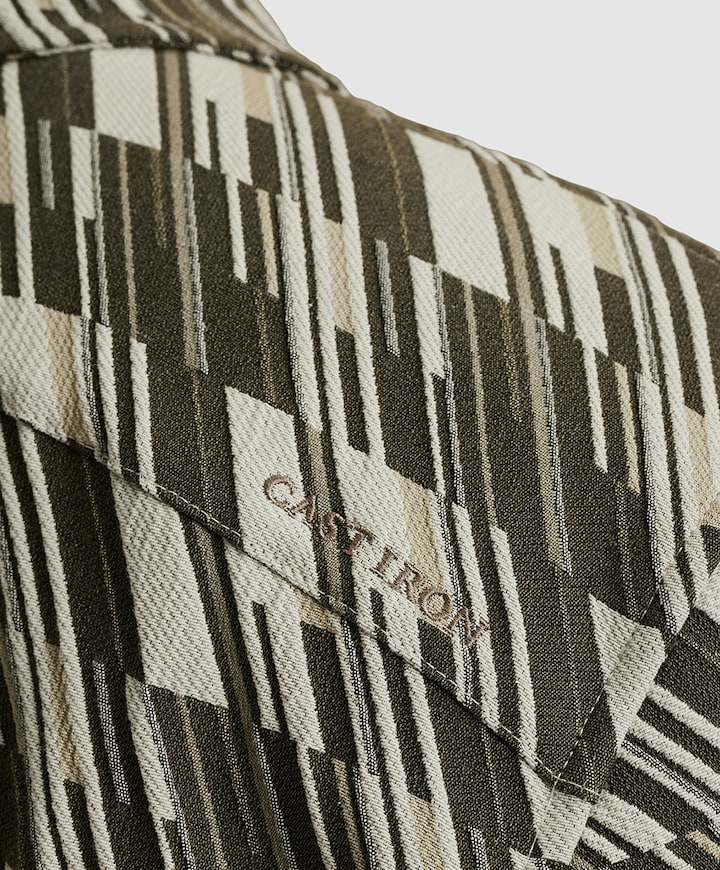 Overhemd lange mouw grijs