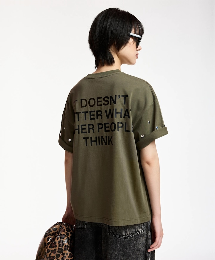 Dames T-shirt groen