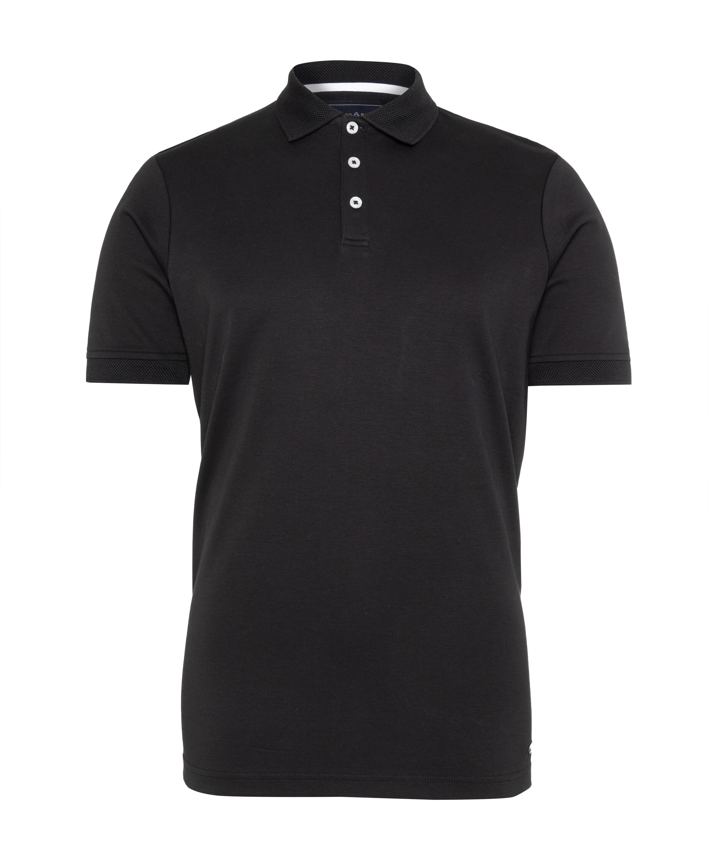 Heren polo zwart