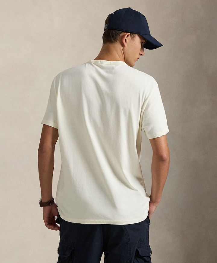 Heren T-shirt ecru
