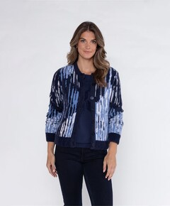 Dames vest blauw