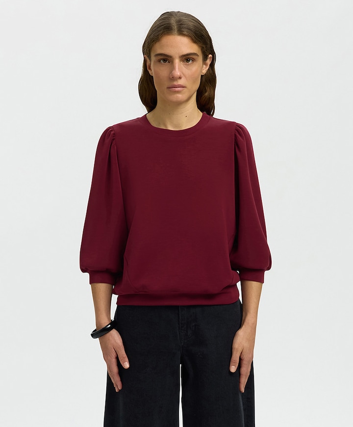 Dames sweater bordeaux