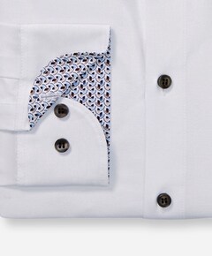 Heren overhemd lange mouw wit