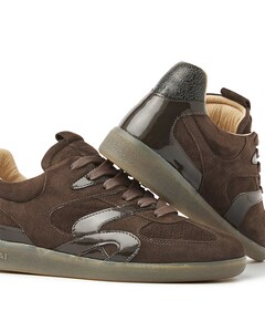 Nilla Macy dames sneakers bruin