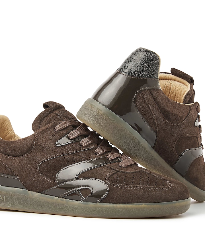 Nilla Macy dames sneakers bruin