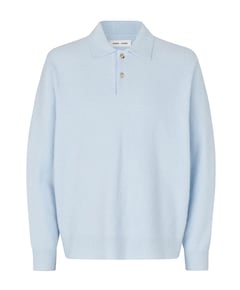 Heren polo blauw