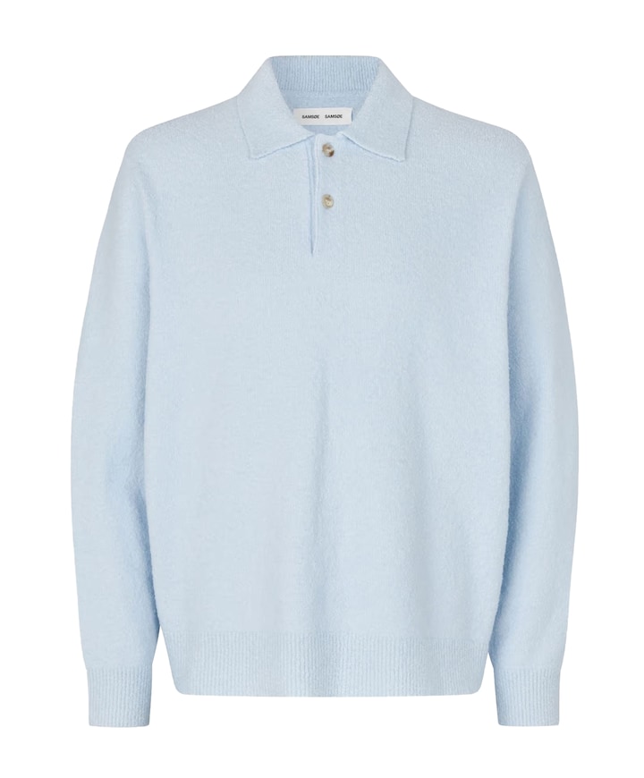 Heren polo blauw