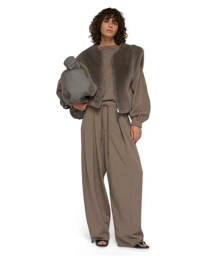 Bar piece dames broek grijs