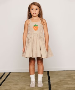 Meisjes jurk bruin
