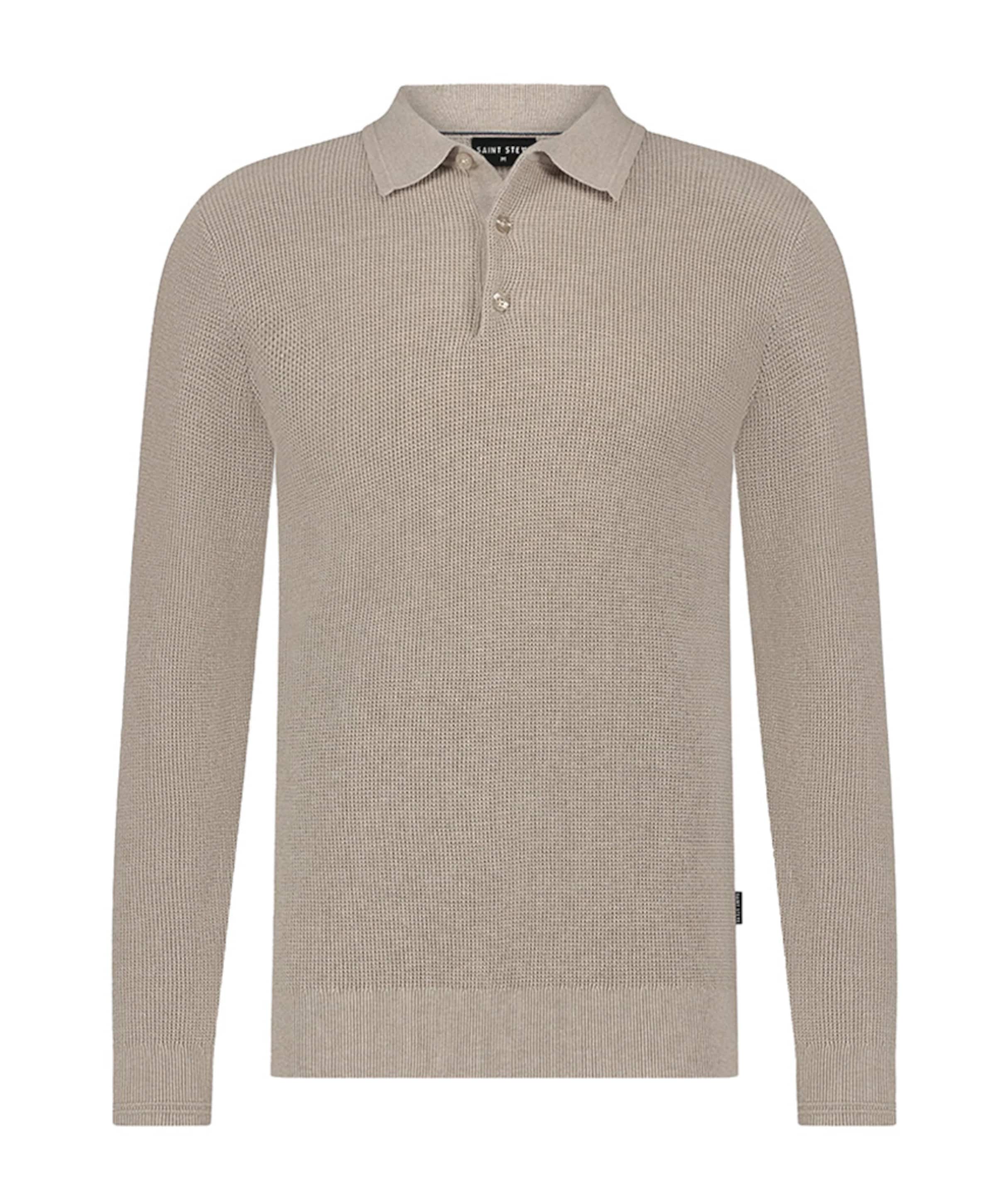 Heren polo beige