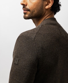Heren vest bruin
