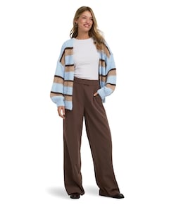 ONLLINDA-BERRY HW STR CC TLR dames broek bruin