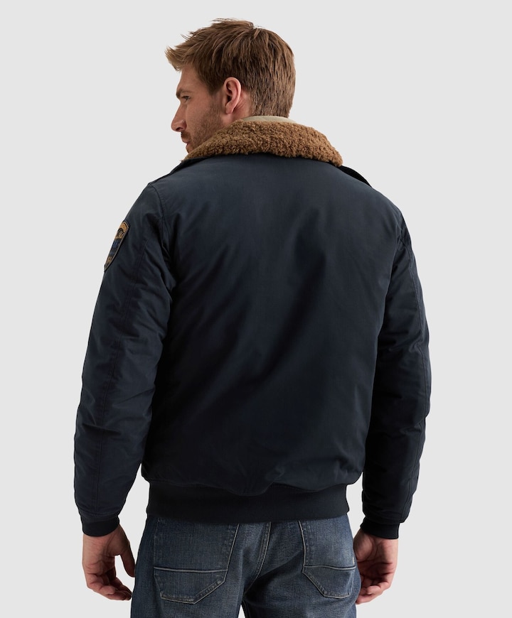 Heren jas blauw