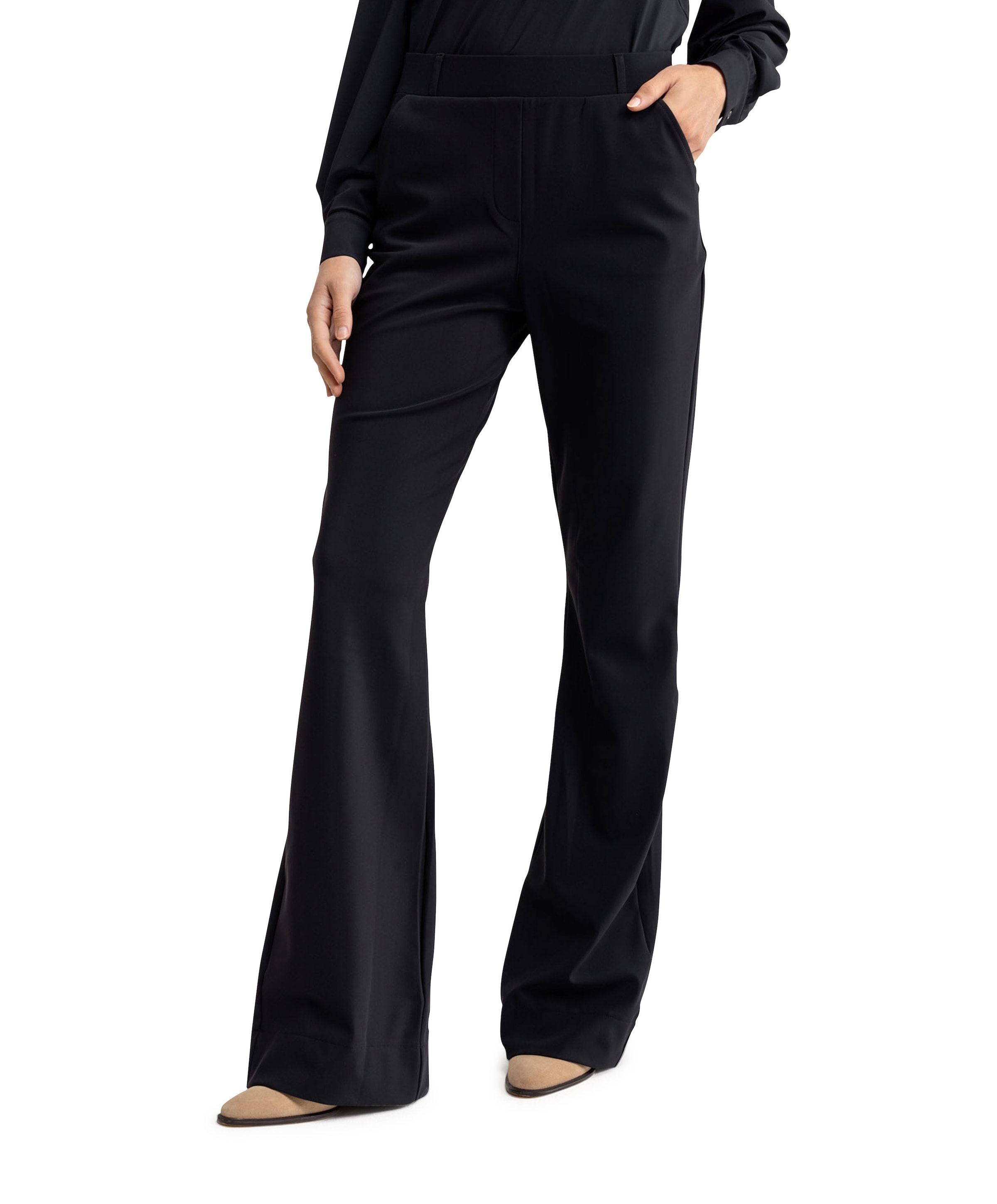 Flair LONG bonded trousers zwart