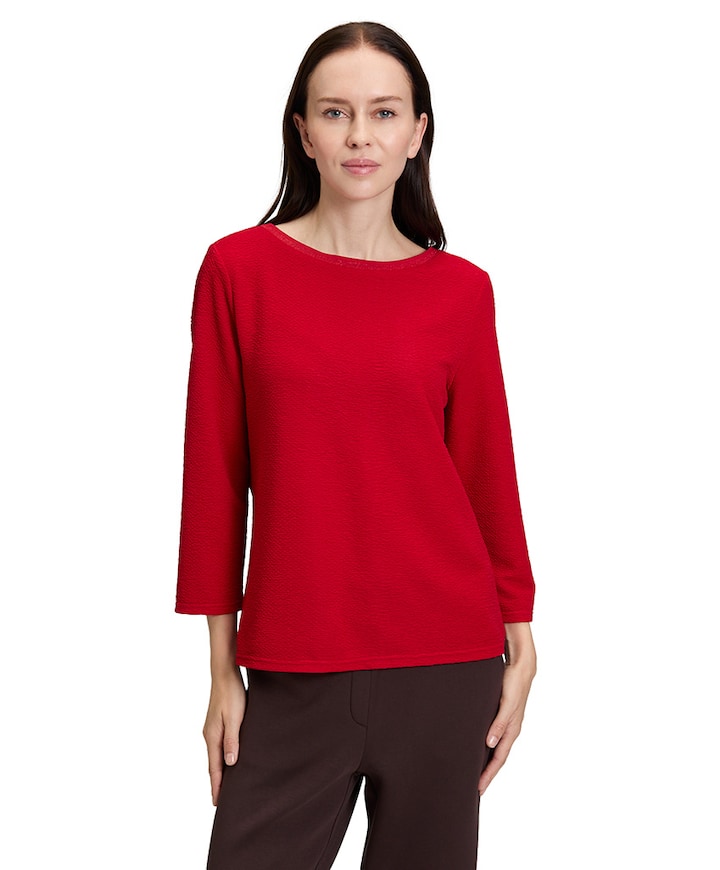 Dames longsleeve rood