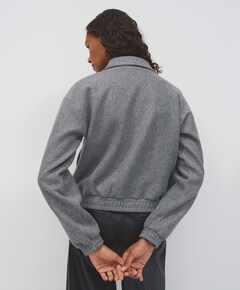 Dames vest grijs