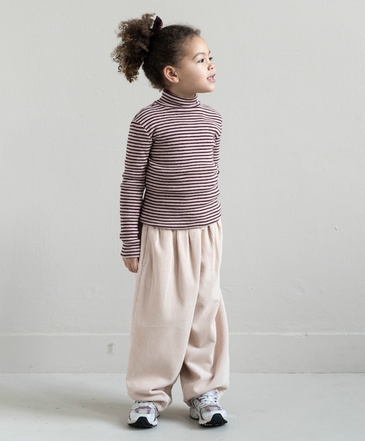 Meisjes longsleeve bordeaux