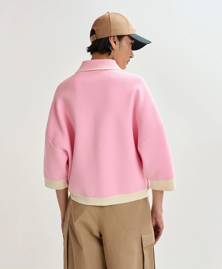 Dames vest roze