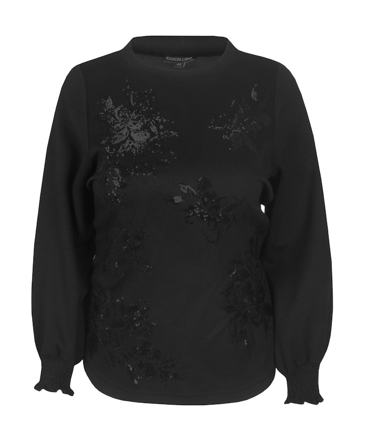 Dames sweater zwart
