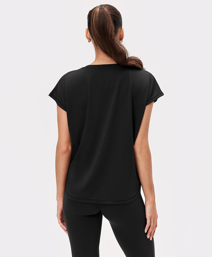 Dames t-shirt zwart
