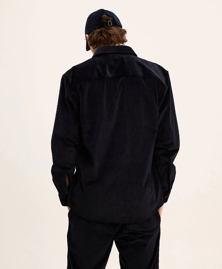 Overhemd lange mouw blauw