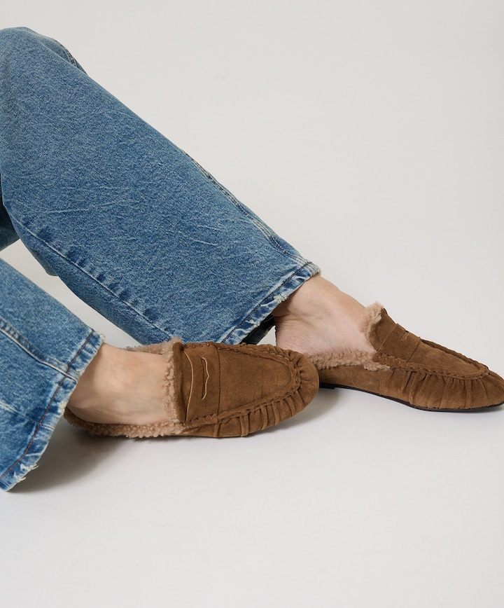 Piper Winter dames clogs beige