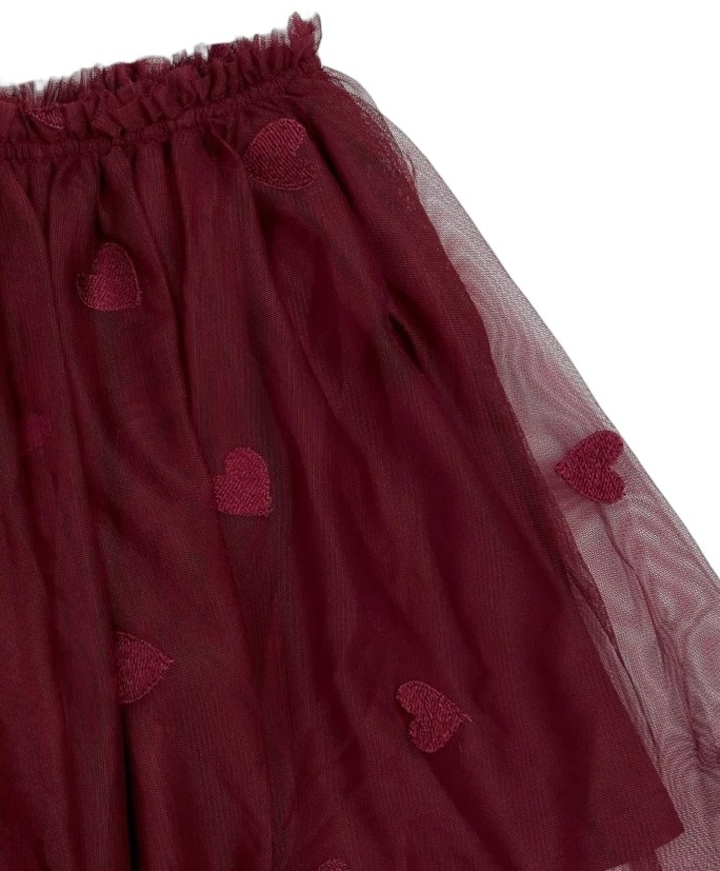 Meisjes rok bordeaux
