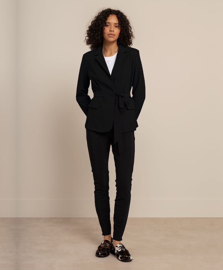 Dames blazer zwart