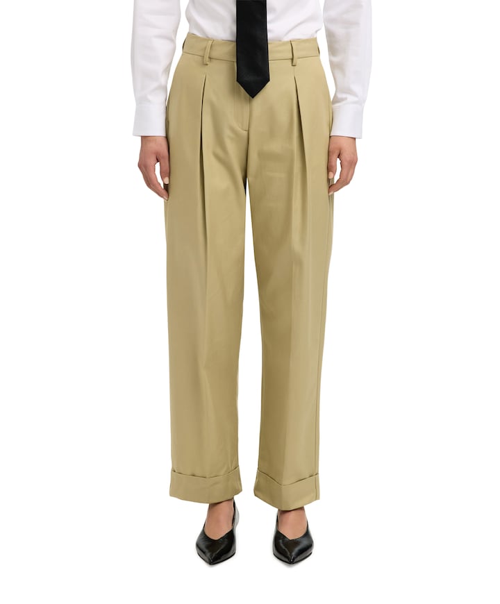 SLFTAPERED-DORA MW broek groen