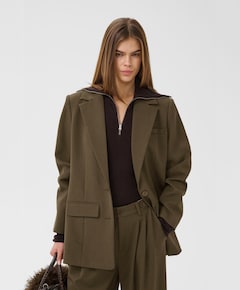 Dames blazer groen
