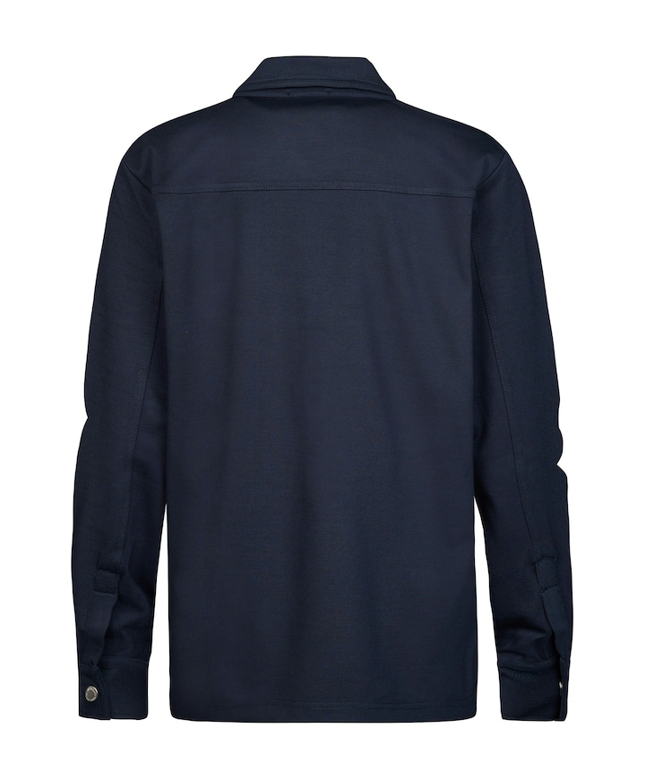 Jongens overhemd lange mouw blauw