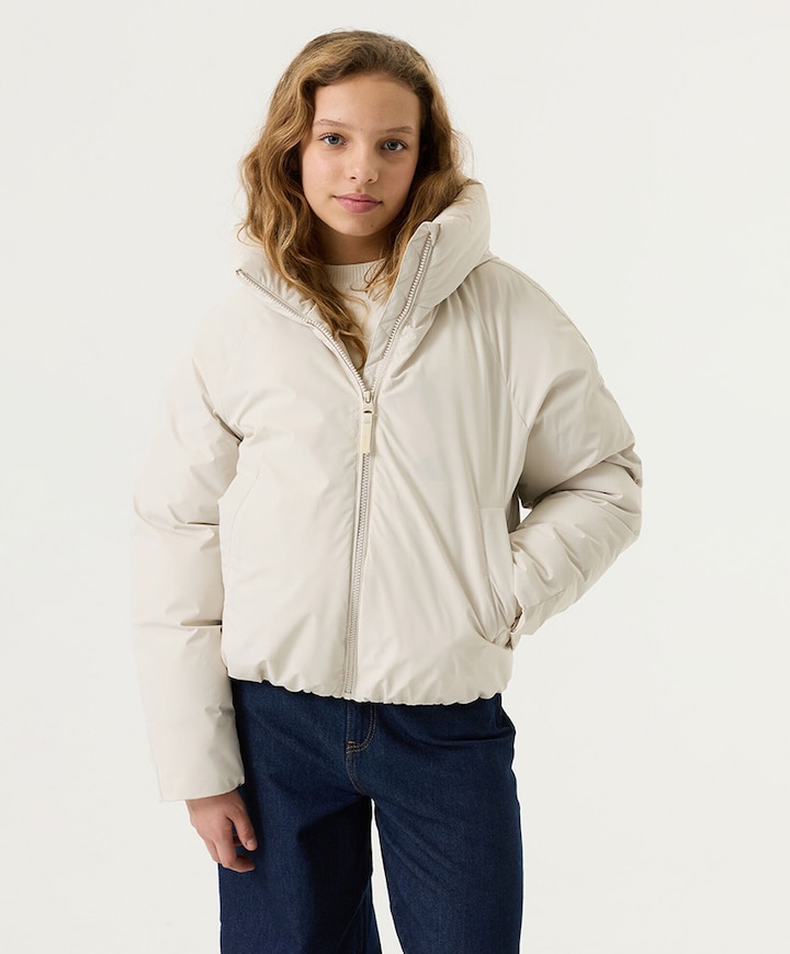 Meisjes jas beige