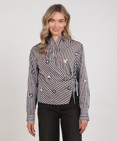 Dames blouse bruin