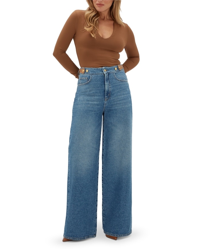 GLORIA dames jeans blauw