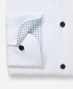 Heren overhemd extra lange mouw wit