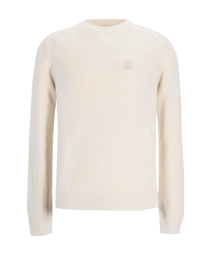 Heren trui ecru