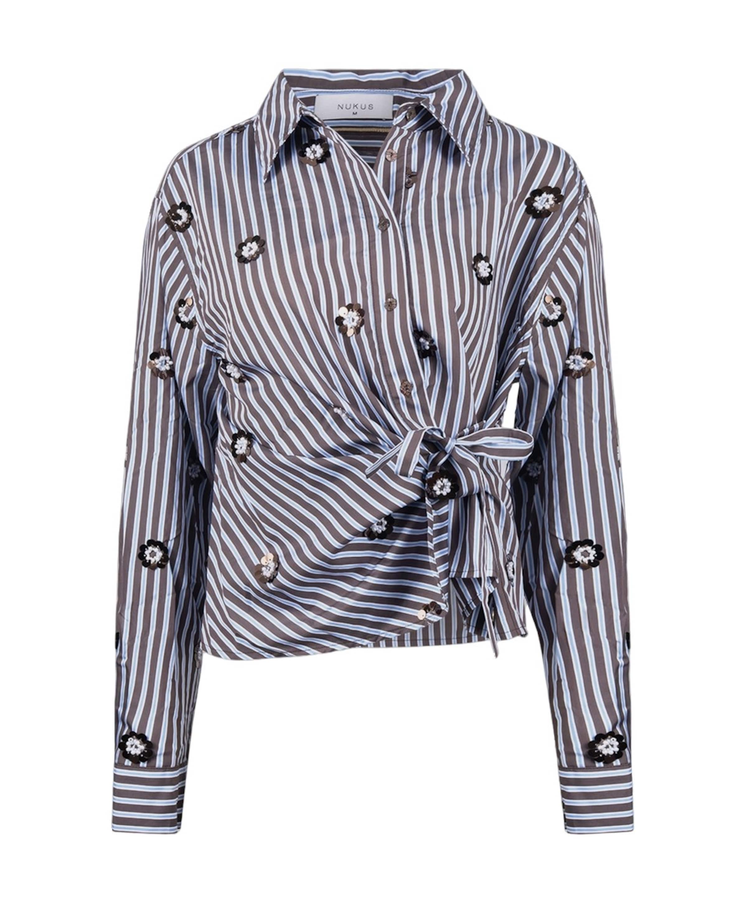 Dames blouse bruin