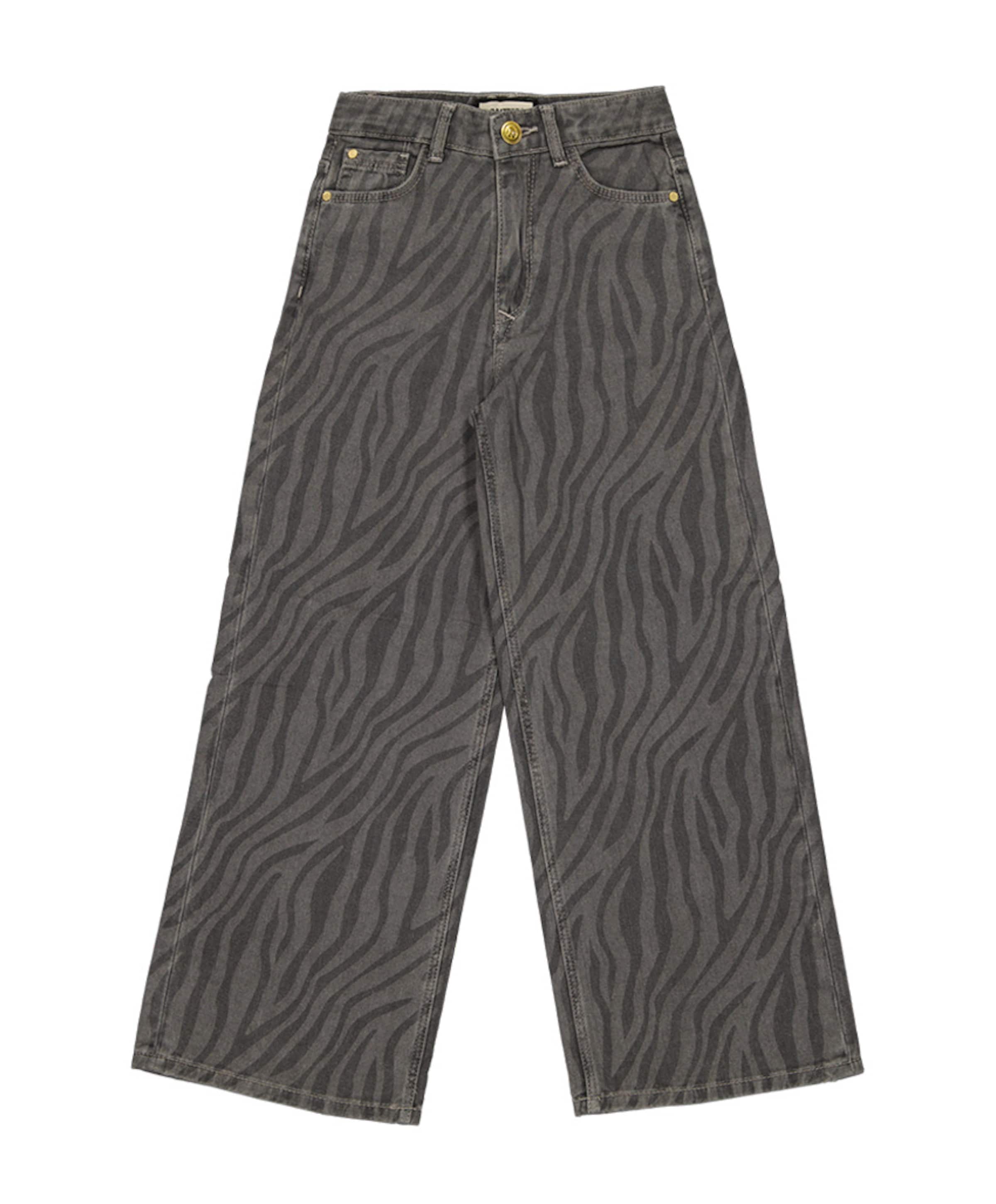 Monaco Zebra meisjes jeans grijs