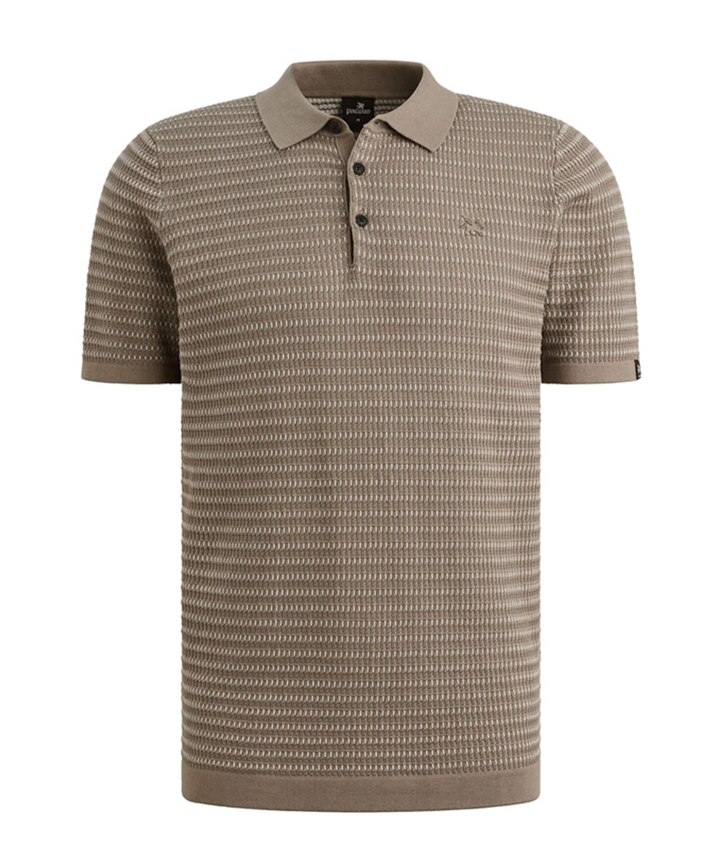 Heren polo beige