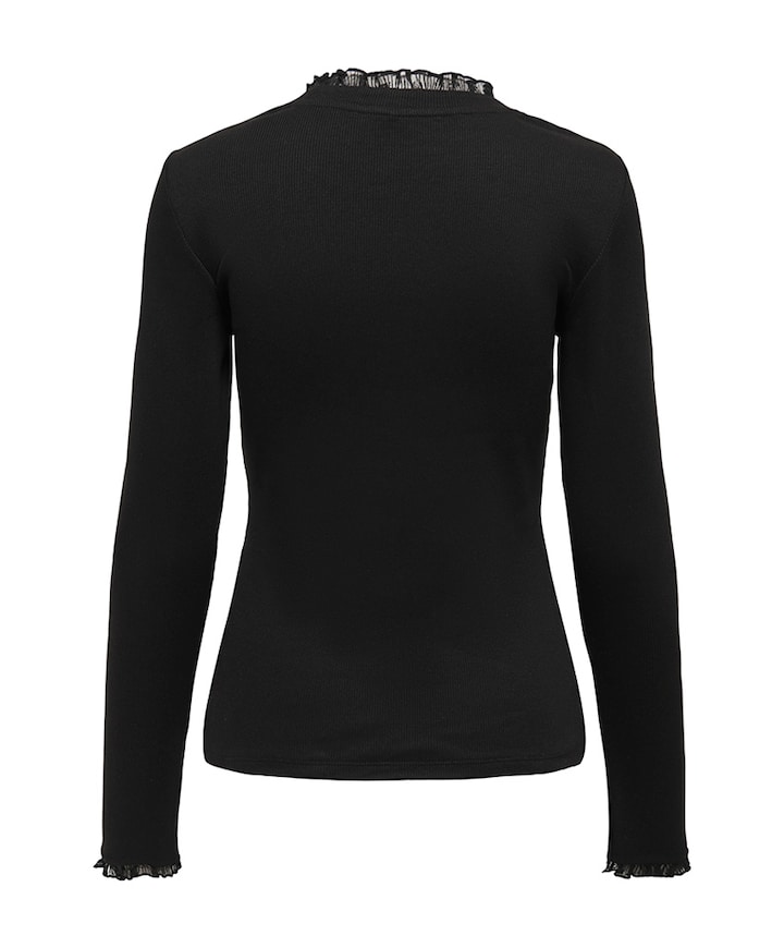 Dames longsleeve zwart