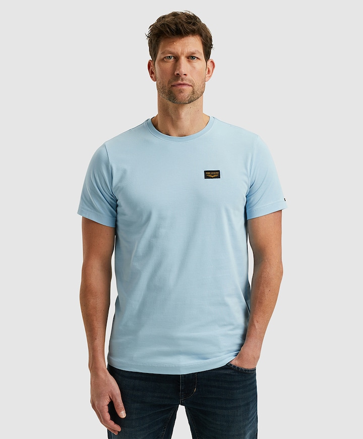 Heren t-shirt blauw