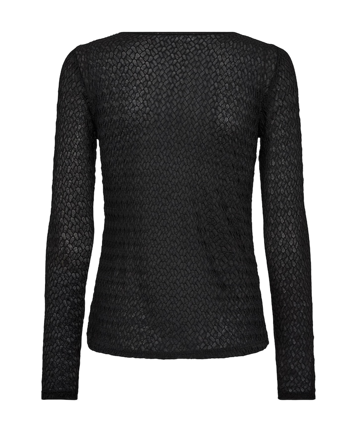 Dames longsleeve zwart